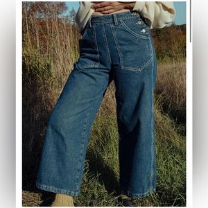 Rudy Jude Side Button Stonewashed Jeans size 2